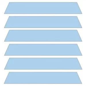 Aqua aluminium venetian blind
