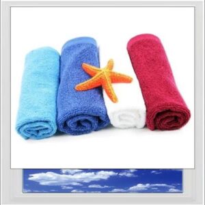 Bathroom Digitally Printed Photo Roller Blind