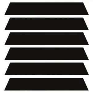 Black aluminium venetian blind