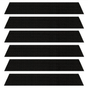 Black Filtra Perforated aluminium venetian