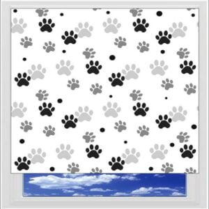 Cat Paw Prints Digitally Printed Photo Roller Blinds
