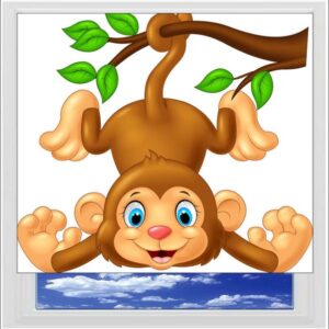 Cheeky Monkey Digitally Printed Photo Roller Blind