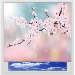 Cherry Tree Blossom Digitally Printed Photo Roller Blind