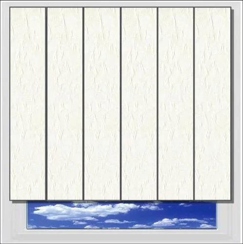 Cleo White vertical blind