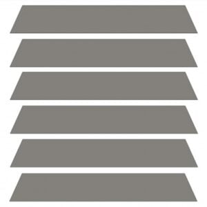 Cool Grey aluminium venetian blind