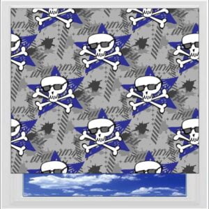 Cool Skull Digitally Printed Photo Roller Blinds