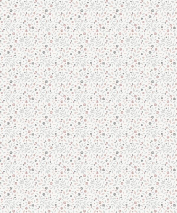 Cotton Flower Blush Roller Blind