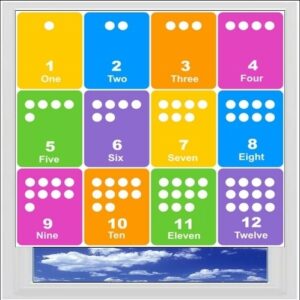 Counting Digitally Printed Photo Roller Blind
