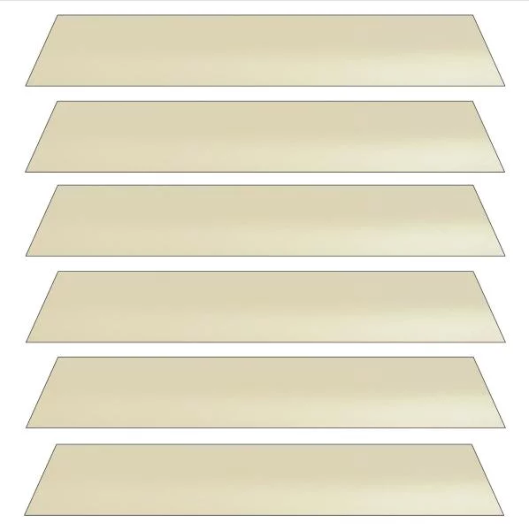 Cream aluminium venetian blind