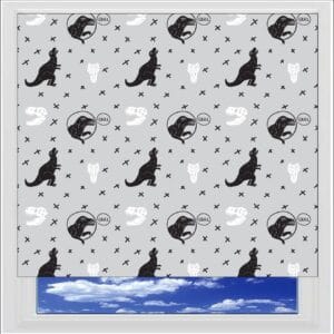 Dinosaurs Grrr Digitally Printed Photo Roller Blind