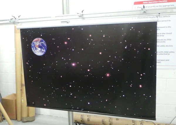 Earth  Space Digitally Printed Photo Roller Blind - Image 3