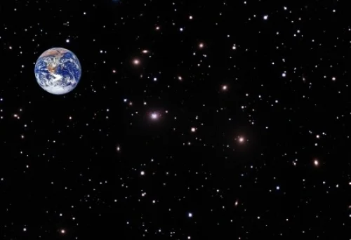 Earth  Space Digitally Printed Photo Roller Blind - Image 2