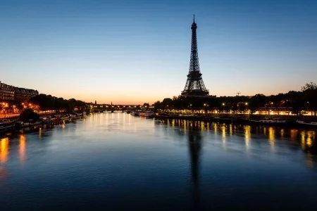 Eiffel Tower in Paris Digitally Printed Photo Roller Blind - Image 2