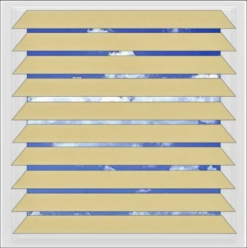 Electra Gold aluminium venetian blind - Image 2