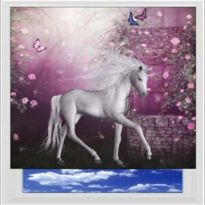 Enchanted Unicorn Digitally Printed Photo Roller Blind