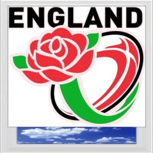 England Rugby Digitally Printed Photo Roller Blind