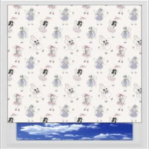 Flower Fairies Lilac blackout roller blind