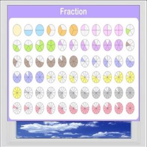 Fractions Digitally Printed Photo Roller Blind