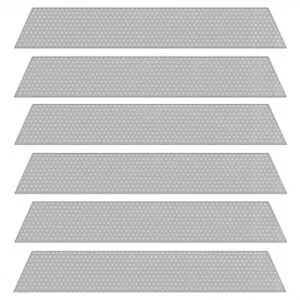 Grey Filtra perforated aluminium venetian blind