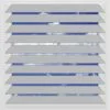 Grey Filtra perforated aluminium venetian blind - Image 2