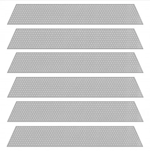 Grey Filtra perforated aluminium venetian blind