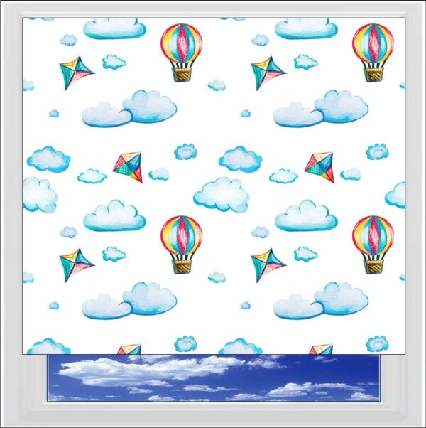 Hot Air Balloons Digitally Printed Photo Roller Blind