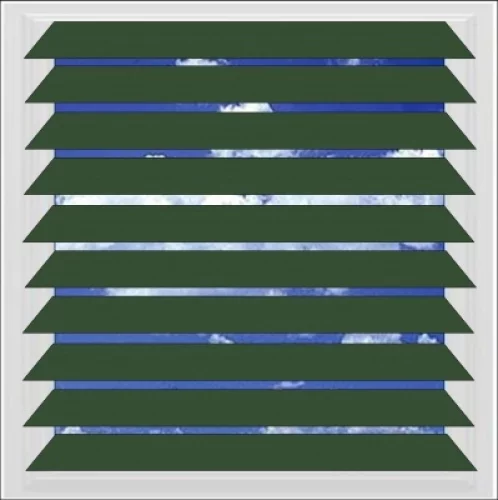 Hunter Green aluminium venetian blind - Image 2