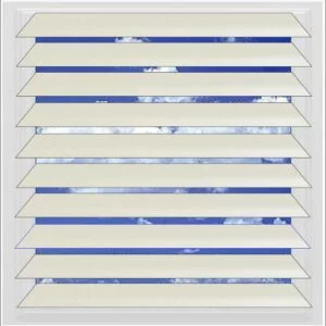 Ivory aluminium venetian blind