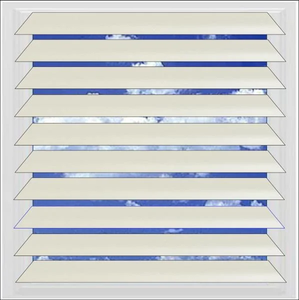 Ivory aluminium venetian blind