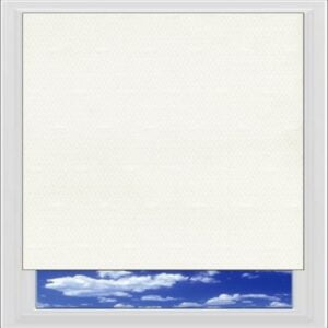 Java White roller blind