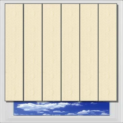 Java Cream vertical blind
