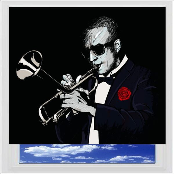 Jazz Music Digitally Printed Photo Roller Blind