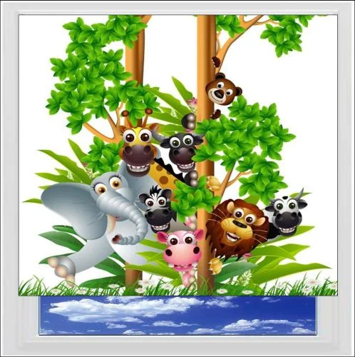 Jungle Fun Digitally Printed Photo Roller Blind
