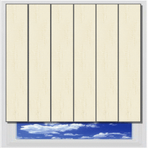 Kira Cream vertical blind