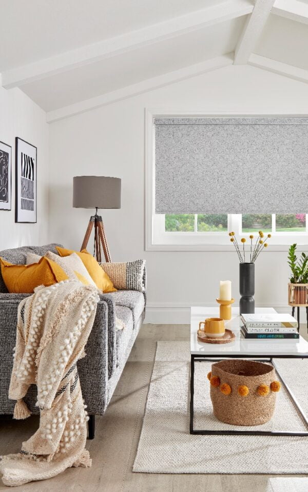 Boleyn Grey Pearl Blackout Roller Blind