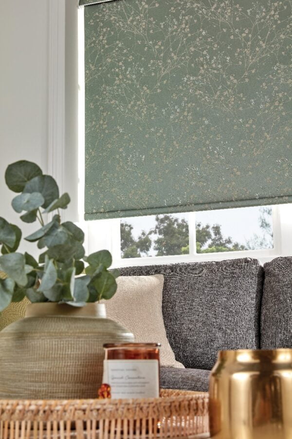 Collina Lily Pad blackout roller blind