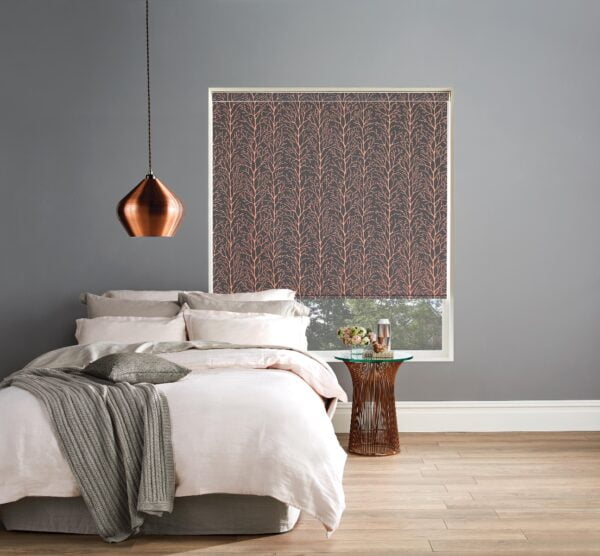 Coppice Anthracite Roller Blind