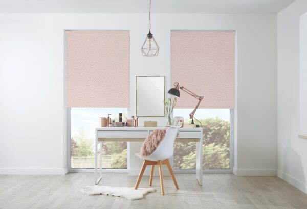 Cosmic Dream Blush Blackout Roller Blind