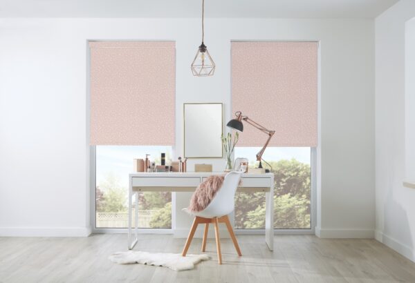 Cosmic Dream Blush Blackout Roller Blind