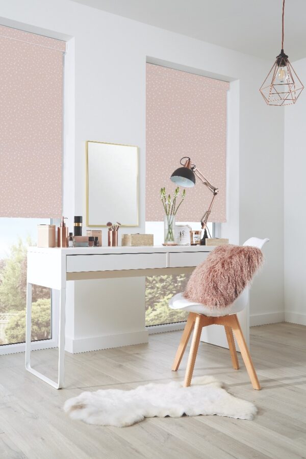 Cosmic Dream Blush Blackout Roller Blind