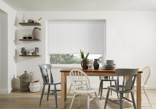 Cotton Flower Mineral Roller Blind