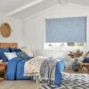 Florence Persian Blue Blackout Roller Blind