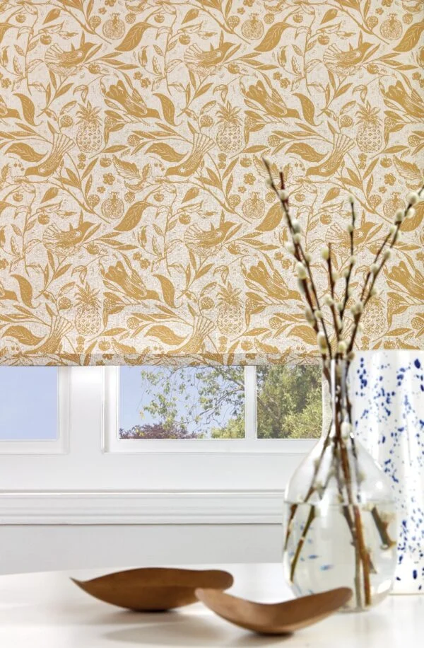 Folk Gold Roller Blind
