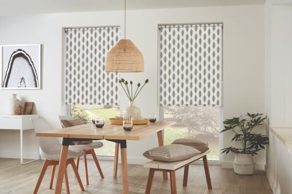 Ikat Graphite Roller Blind