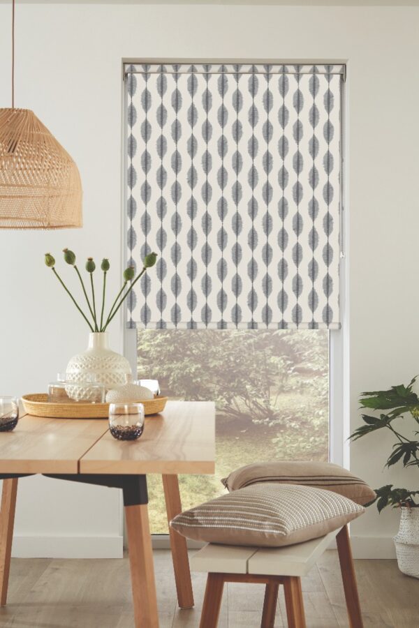 Ikat Graphite Roller Blind