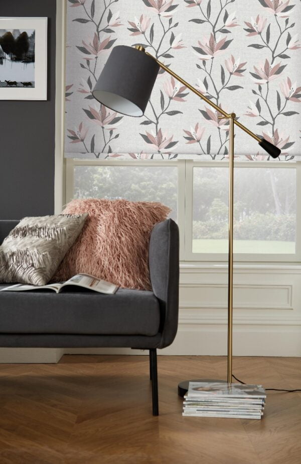 Lily Spring Blossom Roller Blind