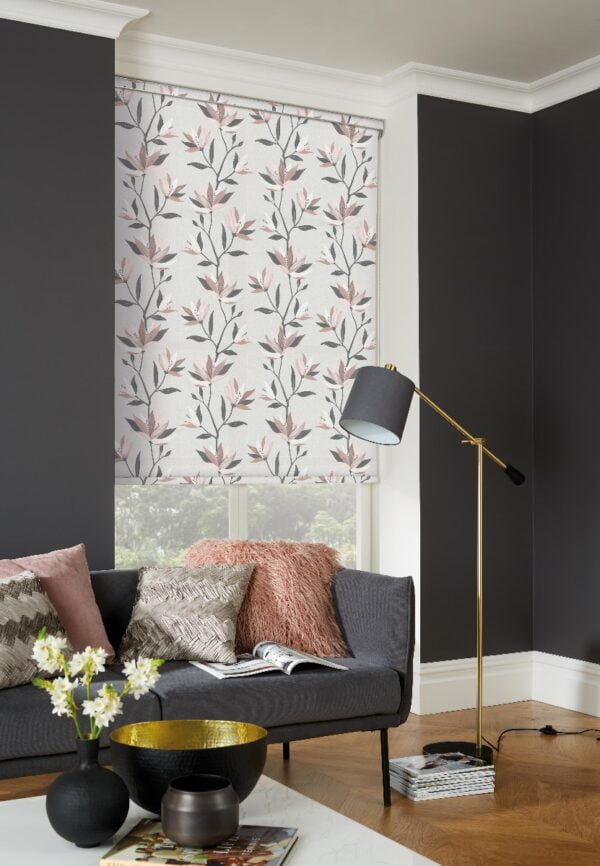 Lily Spring Blossom Roller Blind