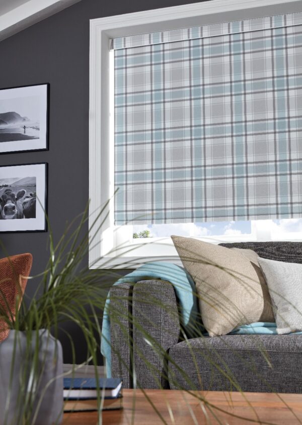 Lomond Bluebell Blackout Roller Blind