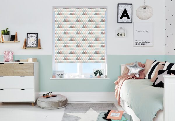 Polygon Sorbet Blackout Roller Blind