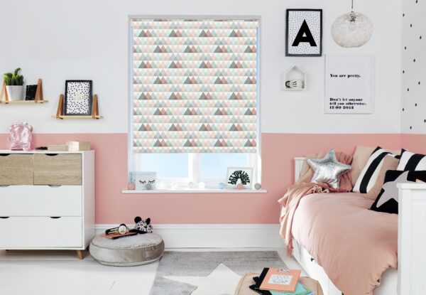 Polygon Sorbet Blackout Roller Blind